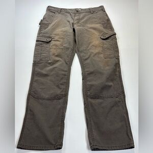 Carhartt Men's Cargo Distressed Pants - Dark Brown